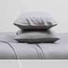 KATHY IRELAND 100% RAYON FROM BAMBOO COOLING SHEET SET (4-PIECE) QUEEN - GRAY New