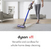 Dyson V11 Cordless Stick Vacuum, Large, 447921-01 - Nickel/Blue
