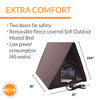 K&H Pet Products A-Frame Heated Outdoor Cat House 20W - Chocolate