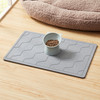 BIBB HOME DIATOMACEOUS EARTH STONE QUICK DRYING BATH MAT 15 X 23 PVC - GRAY