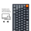KEYCHRON K8 TENKEYLESS LAYOUT RGB WIRELESS MECHANICAL KEYBOARD BROWN SWITCH