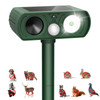PIMAG UPGRADED SOLAR ULTRASONIC ANIMAL REPELLANT REPELLER, LC-809 - GREEN