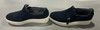 CLARKS COLLECTION BY CLARKS WOMENS SLIP ON SUEDE SHOE ZIPPER SIZE: 6 NAVY/WHITE