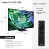 SAMSUNG 83” CLASS S90D SERIES OLED 4K UHD SMART TIZEN TV QN83S90DAEXZA - BLACK