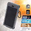 ADURO POWERUP SOLAR 10,000MAH DUAL USB BACKUP BATTERY PW-10K12-SBT-GRAY - GREY