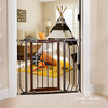 SUMMER INFANT SUMMER BY INGENUITY ANYWHERE WALK-THRU PET GATE - WALNUT/CHARCOAL