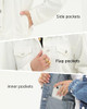 ARGSTAR DENIM JACKET BUTTON UP LONG SLEEVE SIZE X-LARGE C38 - WHITE New
