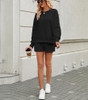 FKEEP Women 2 Piece Outfits Oversized Fall Clothes FK020-2PC-BLACK-XL Black New