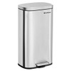 SONGMICS KITCHEN BIN 30L PEDAL BIN RUBBISH BIN WITH SOFT-CLOSE - SILVER New SONGMICS KITCHEN BIN 30L PEDAL BIN RUBBISH BIN WITH SOFT-CLOSE - SILVER New