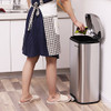 SONGMICS KITCHEN BIN 30L PEDAL BIN RUBBISH BIN WITH SOFT-CLOSE - SILVER New SONGMICS KITCHEN BIN 30L PEDAL BIN RUBBISH BIN WITH SOFT-CLOSE - SILVER New