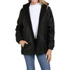 TA9672 TOTES WOMENS RAIN JACKET WITH HOOD RAIN COAT WOMENS COATS BLACK XL New