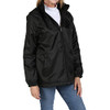 TA9672 TOTES WOMENS RAIN JACKET WITH HOOD RAIN COAT WOMENS COATS BLACK XL New