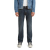 LEVI'S MEN'S 505 REGULAR FIT JEANS - SIZE: 40X30 - DARK STONEWASH New