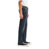 LEVI'S MEN'S 505 REGULAR FIT JEANS - SIZE: 40X30 - DARK STONEWASH New