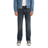 LEVI'S MEN'S 505 REGULAR FIT JEANS - SIZE: 40X30 - DARK STONEWASH New