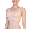 Angelina Women's Wire-free Microfiber Laser Cut Bra & Hiphugger Panties Set New