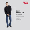 005052217 Levi's Men's 505 Regular Fit Jeans Medium Indigo Medium 36x36 New