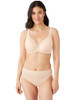 WACOAL WOMEN'S BASIC BEAUTY CONTOUR T-SHIRT BRA SIZE: WOMEN 34D - NATURAL NUDE New