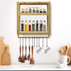 SORBUS BAMBOO WALL MOUNTED RACK FOR BATHROOM KITCHEN BAM-VAN SORBUS BAMBOO WALL MOUNTED RACK FOR BATHROOM KITCHEN BAM-VAN