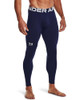 1366075 UNDER ARMOUR MEN'S COLDGEAR LEGGINGS MIDNIGHT NAVY/WHITE M New