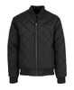 GALAXY BY HARVIC MEN'S HEAVYWEIGHT DIMOND BOMBER VARSITY COAT BLACK L New