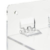 OKUNA OUTPOST ACRYLIC WALL MOUNT DISPENSER FOR GLOVES CLEAR