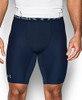 Under Armour Men's HeatGear Armour 2.0 9-inch Compression Shorts S Navy/Steel New