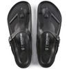 BIRKENSTOCK GIZEH EVA UNISEX SANDALS - SIZE: MEN 5 WOMEN 7 - BLACK