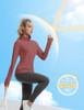 FKEEP WOMEN'S SUN SHIRTS LONG SLEEVE ATHLETIC JACKETS UPF 50+ TOP BRICK RED - XL