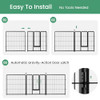 InfiniPower Dog Playpen 24 Inch 8 Panels Play Pen PTPPEN2424Q8BLK-E - BLACK