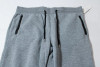 PURE CHAMP MEN'S FLEECE ACTIVE WORKOUT JOGGER SWEATPANTS - SIZE: L - LIGHT GRAY New