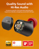 PHILIPS Wireless Earbuds,True Wireless Headphones with Noise Canceling Pro Black