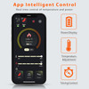 MATKAO HEATED SOCKS WITH APP CONTROL - SIZE MEDIUM - GRAY