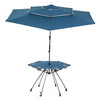 ARROWHEAD OUTDOOR KKS0294U 8FT BEACH UMBRELLA + FOLDING TABLE KKS0294U - BLUE