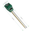 IPOWER 3-IN-1 PLANT MOISTURE LIGHT PH METER SOIL TEST KIT METERS - GREEN