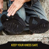 SCUBIT Knee Pads for Work Universal Fit Men/Women Professional Poly-Shield