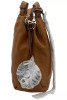 VINCE CAMUTO CONVERTIBLE LEATHER TOTE TANIA - CARAMEL CRISP New