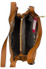 VINCE CAMUTO CONVERTIBLE LEATHER TOTE TANIA - CARAMEL CRISP New