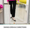 EVENFLO EASY WALK-THRU CLEAR GATE - CLEAR