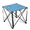 ARROWHEAD OUTDOOR 26” 66CM Heavy-Duty Camping Folding Table 2 Cup Holders - BLUE