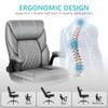 BESTERA OFFICE CHAIR EXECUTIVE LEATHER CHAIR DESK CHAIRS ERGONOMIC 8802 - Gray