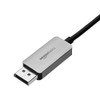 AMAZON BASICS DISPLAYPORT TO USB-C CABLE, 4KX2K@60HZ, ALUMINUM HOUSING - BLACK