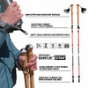 TERRAIN™ ALPHA VERTEX CARBON TREKKING POLES WALKING HIKING CANYON SUNSET