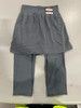 ANGELINA WOMEN'S COMFORT HIGH WAISTED LEGGINGS MINI SKIRT - SIZE: S/M - GRAY New