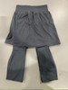 ANGELINA WOMEN'S COMFORT HIGH WAISTED LEGGINGS MINI SKIRT - SIZE: S/M - GRAY New