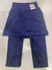 ANGELINA COTTON HIGH WAISTED LEGGINGS MINI SKIRT - SIZE: WOMEN S/M - NAVY BLUE New
