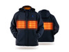 IUREK HEATED JACKET FOR MEN AND WOMEN DETACHABLE HOOD - SIZE: MEN XL - BLACK