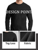 GALAXY BY HARVIC MEN'S LONG SLEEVE LIGHTWEIGHT CREW NECK SHIRT - SIZE: MEN L New