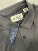 ORIGINAL PENGUIN MEN'S SOLID SHORT SLEEVE POLO - SIZE: MEN M - DARK GRAY