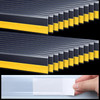 FAINNE 25 PCS SHELF LABEL STRIPS 1.25'' H SELF ADHESIVE SHELF - TRANSPARENT